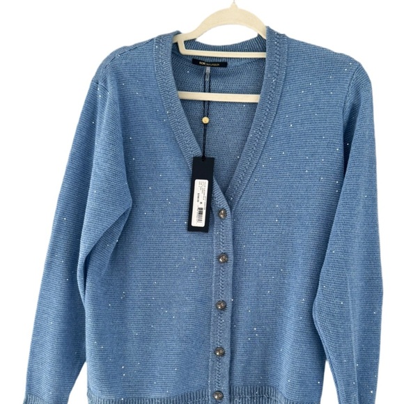 Kobi Halperin Blue Cardigan Sweater - Picture 2 of 13